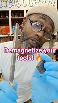How to demagnetize your tools for free! #Wesdoesit #woodworker #carver #builder #Diy #1stdayoftools