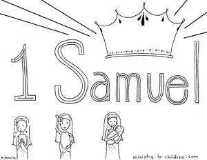 "Book of 1 Samuel" Bible Coloring Page