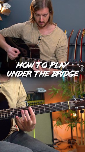 Here's the verse chords to Under The Bridge by RHCP, which are perfect as is to sing over but are also the foundation for the John Frusciante/Hendrix-esque embellishments too! 🎸 full tutorial available at www.andyguitar.co.uk/songs | Andy Guitar