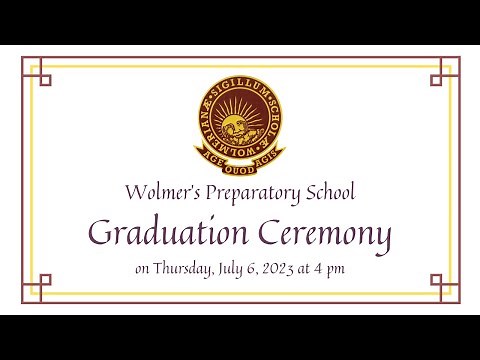 Wolmer's Preparatory School Graduation Ceremony 2023