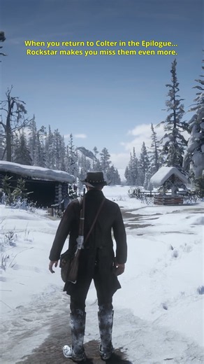 When You Return to Colter in the Epilogue... #RDR2 #RDR2Moments #johnmarston