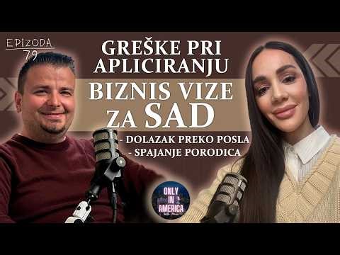 Only in America, EP 79: Saveti: Kako preko posla do SAD? Biznis, sport, muzika, nauka i ISTINA