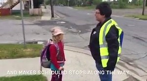 There's something new on the streets of Greater Sudbury: a walking bus. Hop aboard! | CBC Sudbury