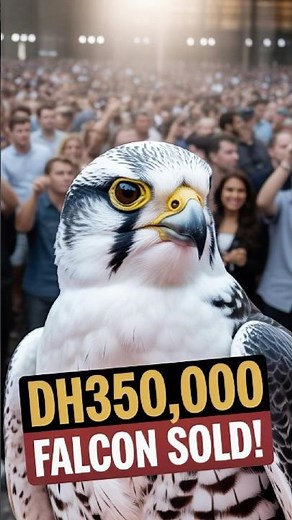🦅 Rare Falcon Sells for Dh350,000 at Abu Dhabi Auction | ADIHEX 2025 Highlights