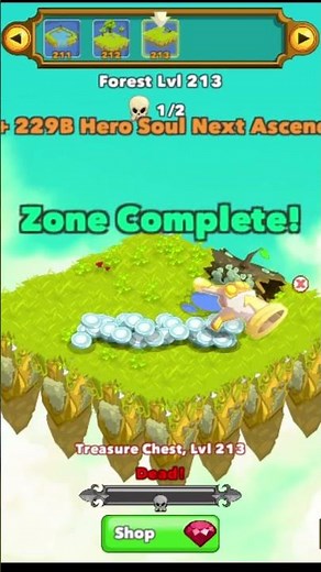 Level 178 to 236 in 30 Seconds | Clicker Heroes Idle Game Madness #games #gaming #gameplay