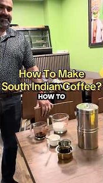 Legendary South Indian Filter Coffee: Madras Cafe Owner Reveals the Ritual! 🇮🇳☕