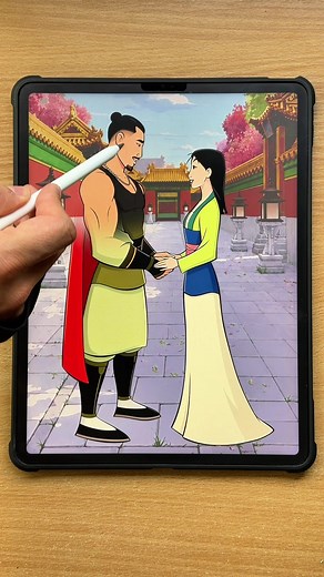 Mulan Modernization Art: Disney Princess Makeover