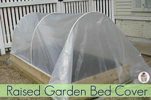 How to make a Raised Garden Bed Cover - Hoosier Homemade