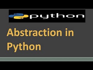 Abstraction in Python | Abstract Class and Abstract Method in Python