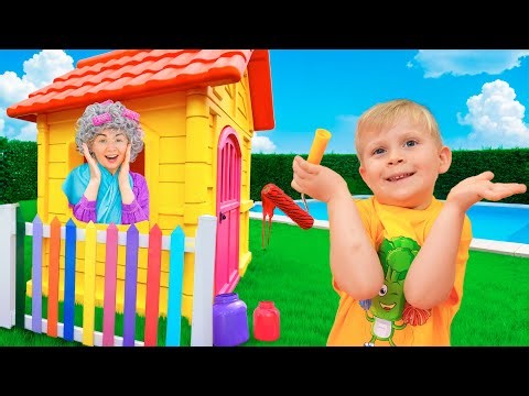 Kids Helping Grandma and Learn Kindness is The Most Important Thing