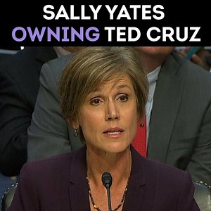 2.6M views · 20K shares | Former acting Attorney General Sally Yates schooled Ted Cruz on the “Muslim ban.” | AJ+ | Facebook