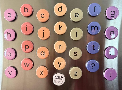Magnetic Alphabet Letters - Etsy