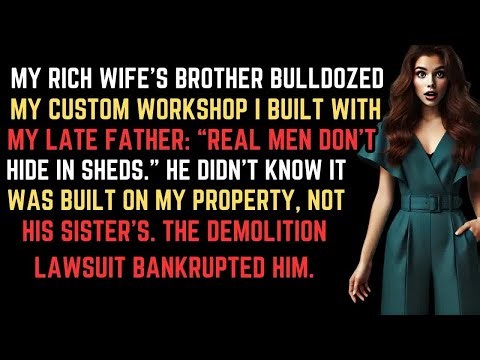 My Wife's Brother Demolished My Garden Shed ＂Men Don't Need She Sheds”