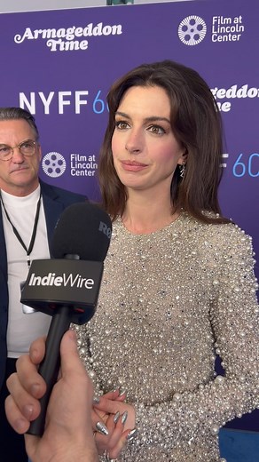 24K views · 2.1K reactions | Happy birthday to Oscar winner Anne Hathaway! We’re throwing it back to #NYFF60, where the actress talked to us about what it was like working with James Gray. | IndieWire | Facebook