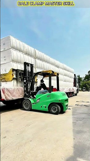 Bale Clamp Forklift Skills!