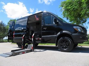 2017 Mercedes Sprinter 2500 4WD Four Wheel Drive Diesel V6 Handicap Wheelchair Conversion Van Tourig