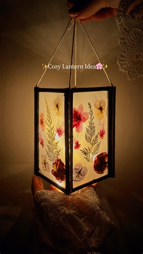 DIY Cozy Tea Bags Lantern✨🌸#creative #diy #roomdecor #handmade #craft #recycle #light #shorts #cozy
