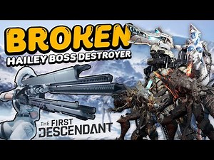 Hailey is BROKEN!! | Destroy 4 Boss Void Intercept (Hard)&Build | The First Descendant