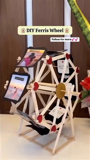 Peppy Wraps 🎀 on Instagram: "🌸📸Made this cute rolling frame using ice-cream sticks, Adding a touch of creativity to my favourite photo, Simple craft, beautiful memories😻♥️ #instagram #instagram #vibe #chocolate #craft #trending #gift #instagram #withlove #trendreels #vintage #cute"