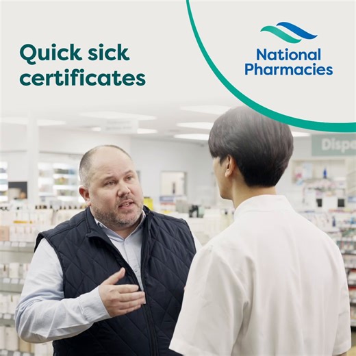 When it's more than a case of the Mondays, we offer speedy sick certificates at over 40 locations. Our Pharmacists will conduct a consultation with you in a private and confidential environment and, where appropriate and within their scope, they can issue a leave certificate for a small fee. Find out more about sick certificates here: nationalpharmacies.com.au/health-services/leave-certificate/ | National Pharmacies | Facebook
