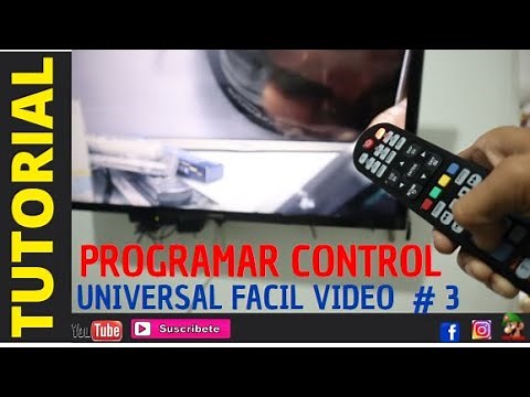 Como Programar Control Universal Sin Codigos En 2 minutos Video # 3 universal LED /LCD RM 1107+B