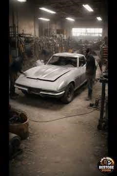 1963 Corvette Found in Scrap Yard – Full Restoration #corvette #restoration