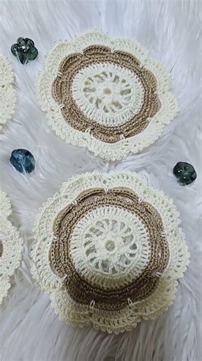 Luxurious crocheted bedspreads