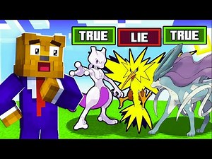 Choosing My Team Based On LIES In Minecraft Pixelmon