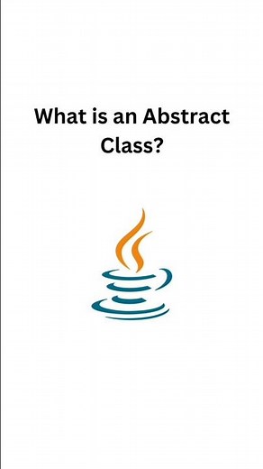 What Is an Abstract Class? | Java OOP Explained in 60 Seconds!