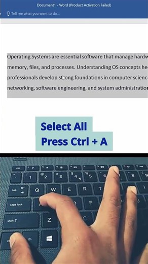 The Fastest Way to Select Everything #workhack #shorts