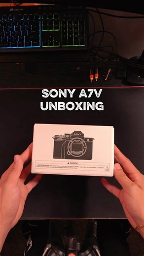 I got the new Sony A7V! 😅