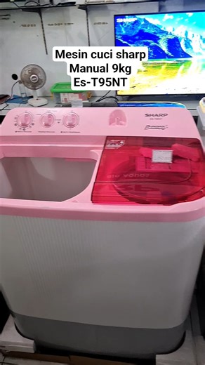 Sharp 9kg manual washing machine es-t95nt #sharpwashingmachine