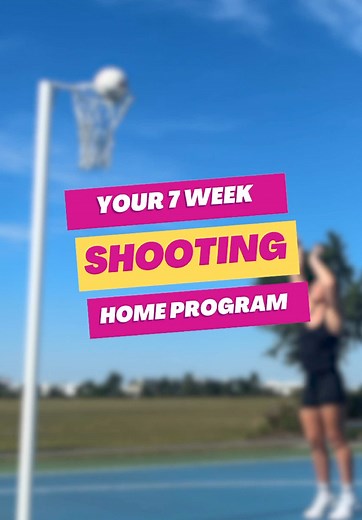 Our home netball shooting program includes 7 videos that focus on different elements of the game. It included individual drills that focus on technique accuracy and fitness with sessions that can be adapted to different skill levels and game situations. Created by Nat Sligar Sunshine Coast Training Partner, she believes “if you put your shots up every night, you'll never have a reason to doubt yourself on game day.