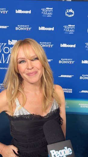 71K views · 90 reactions | Kylie Minogue detailed the connection she has with the LGBTQ+ community on last night’s #BBWomenInMusic carpet. The Australian-born songstress received the Icon Award during the ceremony. ✨ #KylieMinogue | People | Facebook