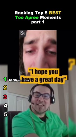 Ranking Top 5 BEST Too Apree Moments part 1