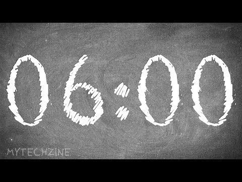 6 Minute Silent Timer ⏰ with Alarm 🔔