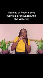 Full meaning of Aṣiwaju by Ruger out on YouTube▶️ #ruger #asiwaju #africantiktok #afrobeatstranslations