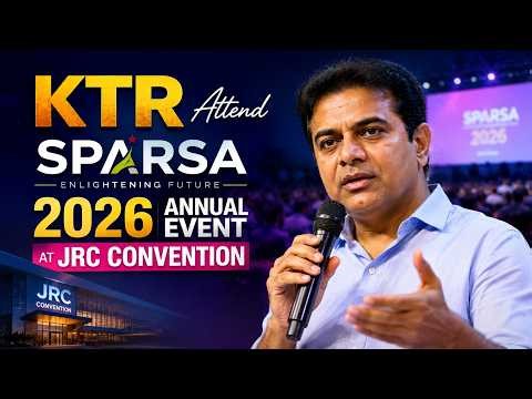 LIVE 🔴: KTR Attends Sparsa 2026 Annual Event | Inspiring Speech & Highlights | Andhra Prabha News