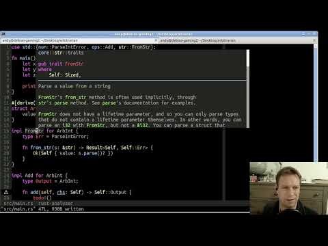 Rust: building arbitrary precision integers (badly)