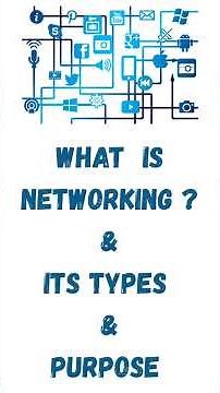 What Is Networking , types of networking , purpose of networking