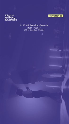 If you've been wanting to come to our Digital Safety Summit but aren't sure what to expect, here's a breakdown of the value-packed keynotes during this a full-day event priced at just $99! • 9:00 - Opening keynote from Matt Parker (The Exodus Road) • 9:20 - Inside the Digital Crisis: What Every Adult Needs to Know by Melissa Stroebel (THORN) • 10:15 - Through Their Eyes: The overlooked traits of Gen Z and how leaders can authentically connect with them by Justin Stuart (influencer and creator of