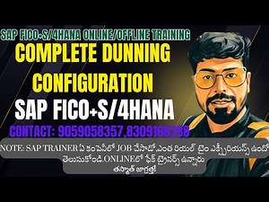 SAP FICO Complete SAP Dunning Process Configuration,SAP Dunning Procedure and Dunning Configuration