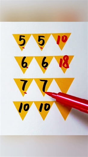 Triangle Number Pattern Puzzle#MathPuzzle #LogicTrap #BrainTeaser