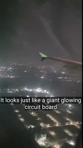 Flight take off and landing view
