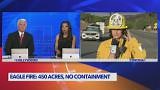 'Eagle Fire' near Corona 321 acres, evacuations ordered