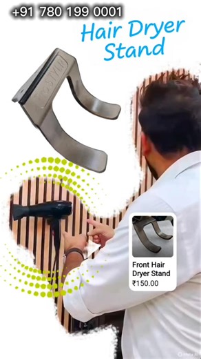 Dryer rakhne ka sahi tareeka? 🤔 Hair artist ne ki galti, lekin solution tha bilkul simple! 🛠️ Ye Universal Dryer Stand aapke salon ko dega ek ultra-modern look. Follow for more salon hacks! ✨ #barberlife #hairdryer #saloncare #tools #hairartist modernsalon reelsindia trendingaudio barbertools" | ADITION ELECTRIC WORKS