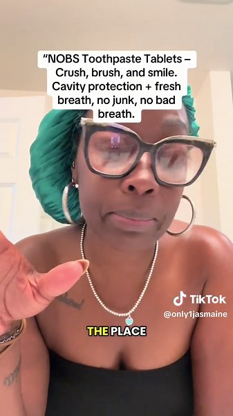 NOBS Toothpaste Tablets: Fresh Breath and Cavity Protection