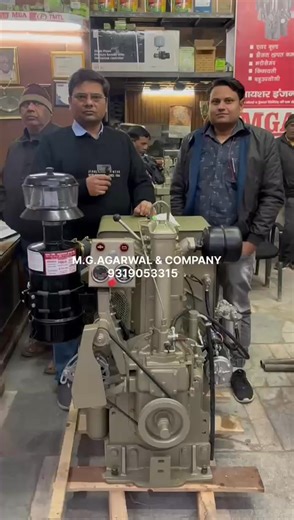 12 reactions | Customer review using Eicher 22 hp engine for atta chakki #customerappreciation #bestquality #engine #eicher #machine #reels #agra #chakki #power #22hp | V K Agarwal Machinery store | Facebook