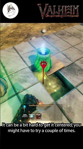 Building Tip - Placing a Torch Inside a Pot #valheim #valheimbuilding #valheimgameplay #fypシ #fypage