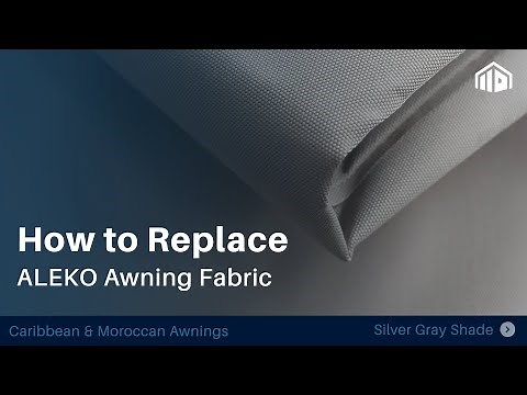 How to Replace ALEKO Awning Fabric | Step-by-Step Installation Guide